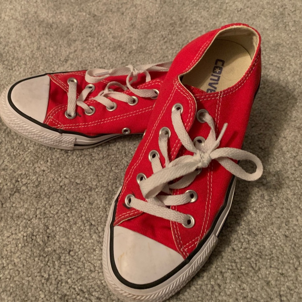 Red Converse Sneakers